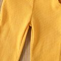 Toddler Girl Solid Color Elasticized Corduroy Pants Yellow image 4