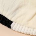 Baby / Toddler Two Tone Colorblock Knit Beanie Hat Black/White