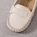 Toddler Topstitching Detail Slip-on Loafers Flats AntiqueWhite image 4