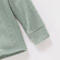 Toddler Girl Letter Print Textured Knit Sweater aquagreen image 5