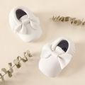Baby / Toddler Bow Tassel Decor Prewalker Shoes White image 1