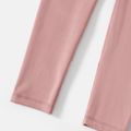 Activewear Kid Girl Solid Color Skirt Leggings Pink image 5