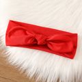 3-pack Baby / Toddler Christmas Turban Hat & Headband & Hair Clip (Pattern Position Random) Red image 4