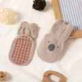 Baby / Toddler Cute Pattern Non-slip Grip Socks Khaki image 1