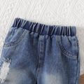 Baby Boy Ripped Jeans Suspender Pants DENIMBLUE image 4