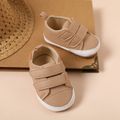 Baby / Toddler Minimalist Solid Velcro Prewalker Shoes Khaki image 2