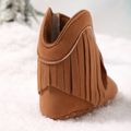 Baby / Toddler Tassel Decor High Top Prewalker Shoes Brown image 4