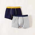 Kid Boy Basic BoXer Briefs Underwear Grey image 2