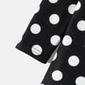 L.O.L. SURPRISE! Toddler Girl Polka dots Colorblock Ruffled Long-sleeve Dress Black image 4