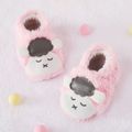 Baby / Toddler Adorable Sheep Fleece Velvet Prewalker Shoes Pink