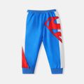 Superman Baby Boy Colorblock Graphic Sweatpants Blue image 5