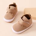 Baby / Toddler Simple Plain Velcro Prewalker Shoes Brown image 1