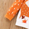Criança Menino Costuras de tecido Infantil Raposa Sweatshirt Branco image 4