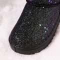 Toddler / Kid Allover Glitter Decor Black Snow Boots Black image 4