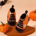 Baby / Toddler Halloween Lace Up Prewalker Shoes Black image 2