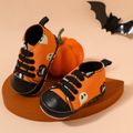 Baby / Toddler Halloween Lace Up Prewalker Shoes Black image 1