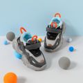 Toddler Mesh Panel Velcro Strap Chunky Sneakers Grey image 1