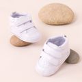 Baby / Toddler Double Velcro Breathable Prewalker Shoes White image 2
