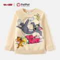 Tom and Jerry Kid Girl Pullover Sweatshirt Beige image 1