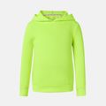 Activewear Toddler Boy/Girl Solid Color Hoodie Sweatshirt LUMINOUSYELLOW image 3