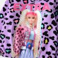 Barbie 2 unidades Criança Mulher Abertura lateral Infantil conjuntos de moletom Roxa