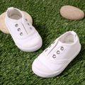 Bambino piccolo Unisex Essenziale Tinta unita Scarpe casual Bianco image 3