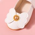 Toddler / Kid Faux Pearl Butterfly Decor White Mary Jane Shoes White