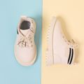 Toddler / Kid Stripe Detail Lace Up Front White Boots White image 3