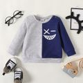Baby Boy/Girl Graphic Colorblock Long-sleeve Sweatshirts ColorBlock image 1