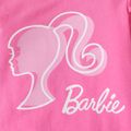 Barbie 3 unidades Bebé Menina Bonito Manga comprida Conjunto para bebé rosa branco image 4