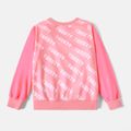 Looney Tunes Kid Girl Tweety Print Pink Pullover Sweatshirt Pink image 2