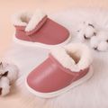 Toddler / Kid Fleece Lined Slip-on Thermal Slippers Pink image 3
