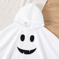 Halloween 2pcs Baby Boy/Girl 95% Cotton Leggings and Pumpkin Print Hooded Cloak Set White image 3
