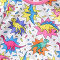 Toddler Girl Dinosaur Print Spike Design Pullover Sweatshirt Colorful image 5