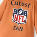 NFL Family Matching Long-sleeve Graphic Hoodies Brown image 5