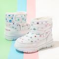 Toddler / Kid Colorful Dots Pattern Fleece-lining Thermal Snow Boots White image 2