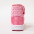 bottes de neige thermiques roses imperméables doublées de polaire pour tout-petits / enfants Rose image 4