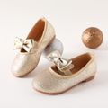 Toddler / Kid Bow Decor Allover Glitter Mary Jane Shoes Gold image 1