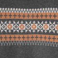 Kid Boy Christmas Geo Pattern Grey Knit Sweater Grey image 5