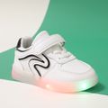 Toddler / Kid Two Tone LED Sneakers Black image 2