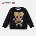 L.O.L. SURPRISE! Toddler Girl Character Print Pullover Sweatshirt Black image 1