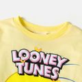 Looney Tunes Toddler Girl Tweety Print Colorblock Pullover Sweatshirt Yellow image 3