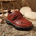 Toddler / Kid Brown Velcro British Style Shoes Brown
