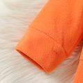 Kid Boy Laser Reflective 3D Ear Design Polar Fleece Hoodie Sweatshirt Orange image 4