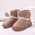 Toddler / Kid Fuzzy Trim Fleece-lining Snow Boots Pink image 2