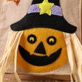 Toddler Halloween Pattern Linen Tote Shopper Bag Yellow
