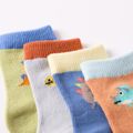 4-pairs Baby / Toddler Cartoon Dinosaur Graphic Socks Multi-color image 4