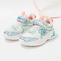 Toddler / Kid Holographic Panel Breathable Sneakers White image 1
