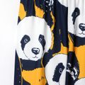 Kid Boy Panda Print Colorblock Elasticized Pants Multi-color image 3