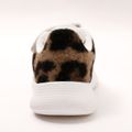 Toddler / Kid Contrast Leopard Casual Shoes White image 5